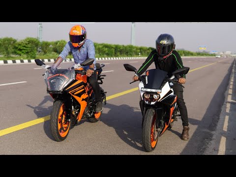 2022 KTM RC200 vs RC200 BS4 | Comparison & Race!