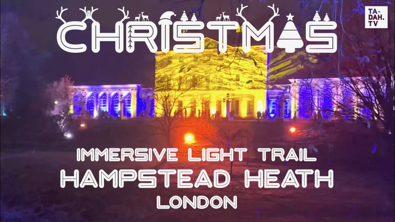 Light Trail Immersive Walking Tour Christmas at Kenwood, London