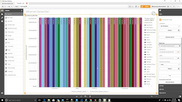 100 Percent Stacked Bar in Qlik
