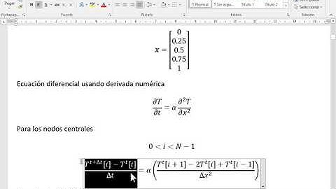 Ecuaciones diferenciales parciales, transferencia de calor y diferencias finitas en Python