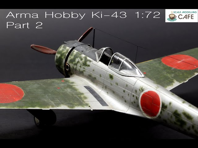 Arma Hobby Ki-43 Hayabusa Part 2: Painting and weathering - YouTube
