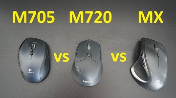 Logitech M720 Triathlon vs M705 Marathon vs Performance MX