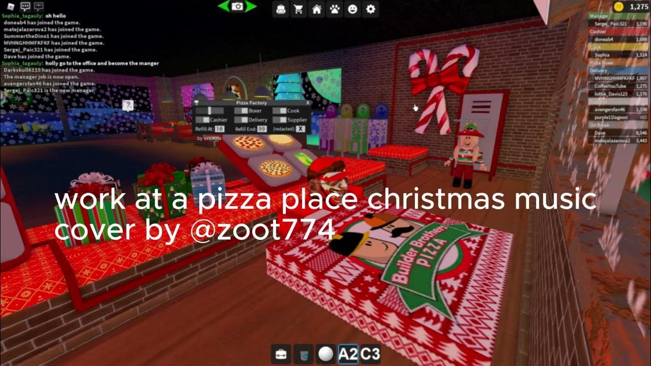 work at a pizza place christmas music cover YouTube