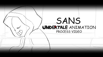 Sans - Krita UNDERTALE Animation PROCESS VIDEO
