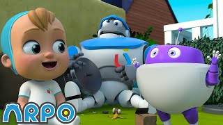 Bot Boogaloo Freeze DANCE!! | NEW ARPO The Robot | Funny Kids Cartoons | Kids TV Full Episodes