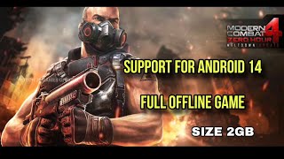 Modern Combat 4: Zero Hour v1.2.1a Support Android 14 Gameplay (60 FPS)