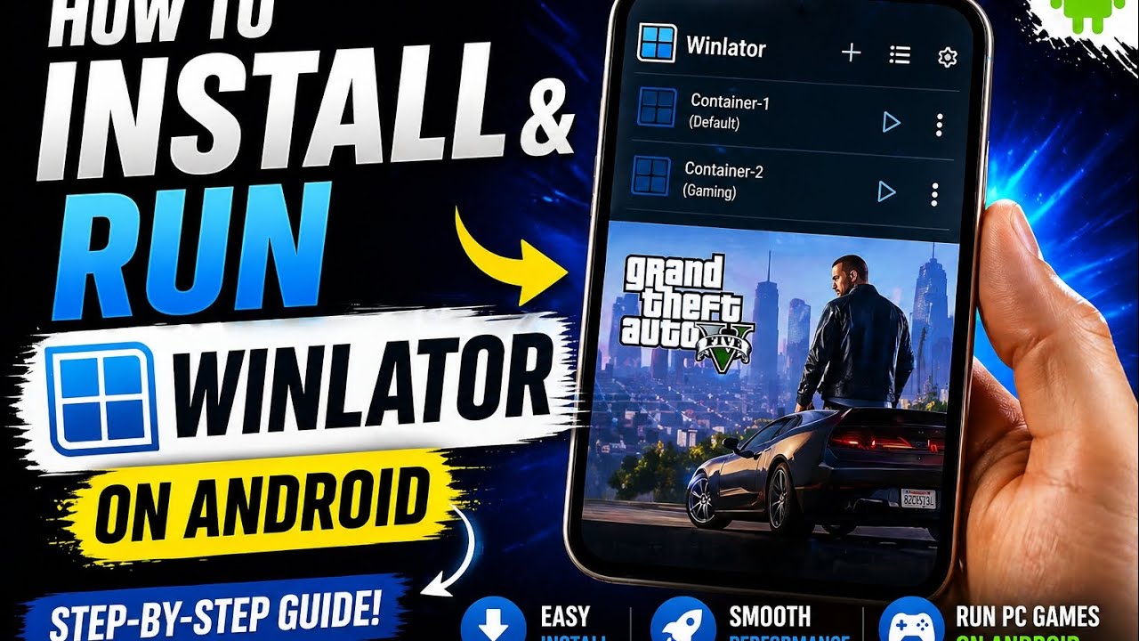 How to Install & Run Winlator on Android | Full Setup Guide 2026 - YouTube