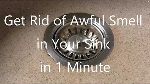 How To Get Rid of That Awful Smell in Your Sink Drain [Just 1 Minute] - DayDayNews