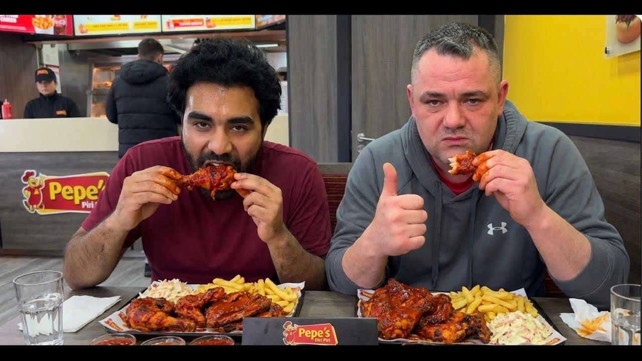 Extreme Spicy Food Challenge 🌶️🔥 | Pepe’s Bangor | Pakistan vs Wales