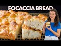 HOW TO MAKE SOFT and CRISPY FOCACCIA BREAD