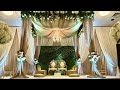 Behind the scenes  indian wedding mandap stage setup by elegance decor