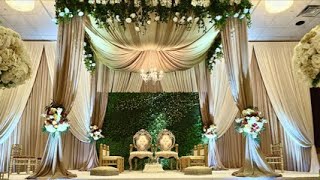 Behind the scenes - Indian Wedding Mandap Stage Setup by Elegance Decor