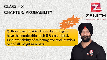 How many positive three digit integers have the hundredths digit 8 & unit digit 5. .......PYQ s 1