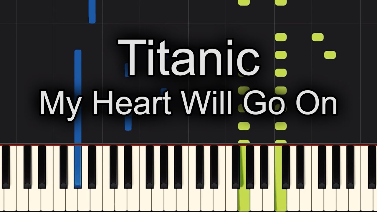 Titanic My Heart Will Go On Piano Tutorial Synthesia (easy) - YouTube