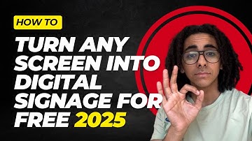 How to Turn Any Screen Into Digital Signage for Free 2025