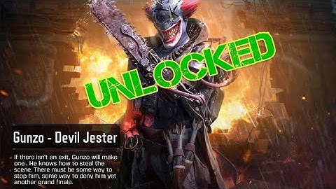 UNHINGED JOKESTER Redux draw UNLOCKING GUNZO Devil Jester Codm
