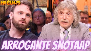 Johan Derksen wil Tim Hofman ‘een schop onder zijn reet geven’