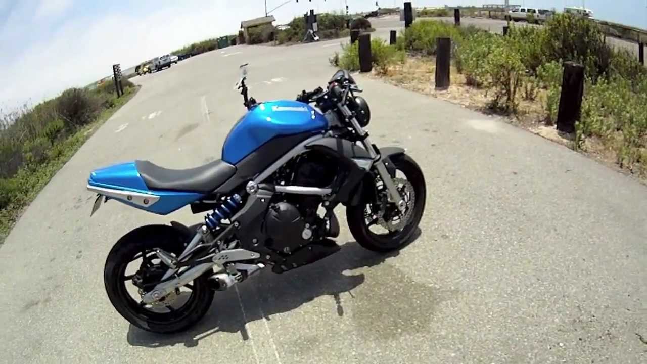 2009 Kawasaki Er-6n Streetfighter Mods - YouTube