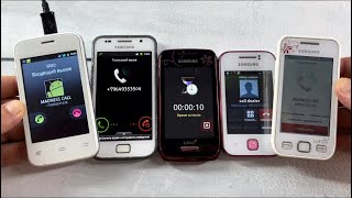 Incoming Call Fly IQ 239 vs Samsung S5360 vs Hello Kitty vs Samsung i900i vs La Fleur Five Phones