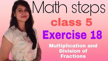 Math Steps Exercise 18 (Q.1-Q.8)