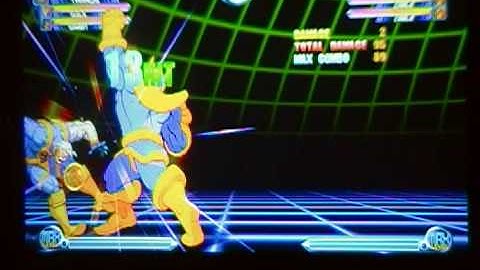 mvc2:  Thanos/Gambit 100% corner combo(mashable?)