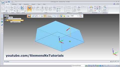 Solid Edge Tutorials for Beginners - 3 | Solid Edge Part Modeling Tutorial