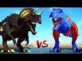 Batman Ultimasaurus vs Superman T-REX, Hulk Allosaurus Dinosaurs Fight 🌍 JURASSIC WORLD EVOLUTION