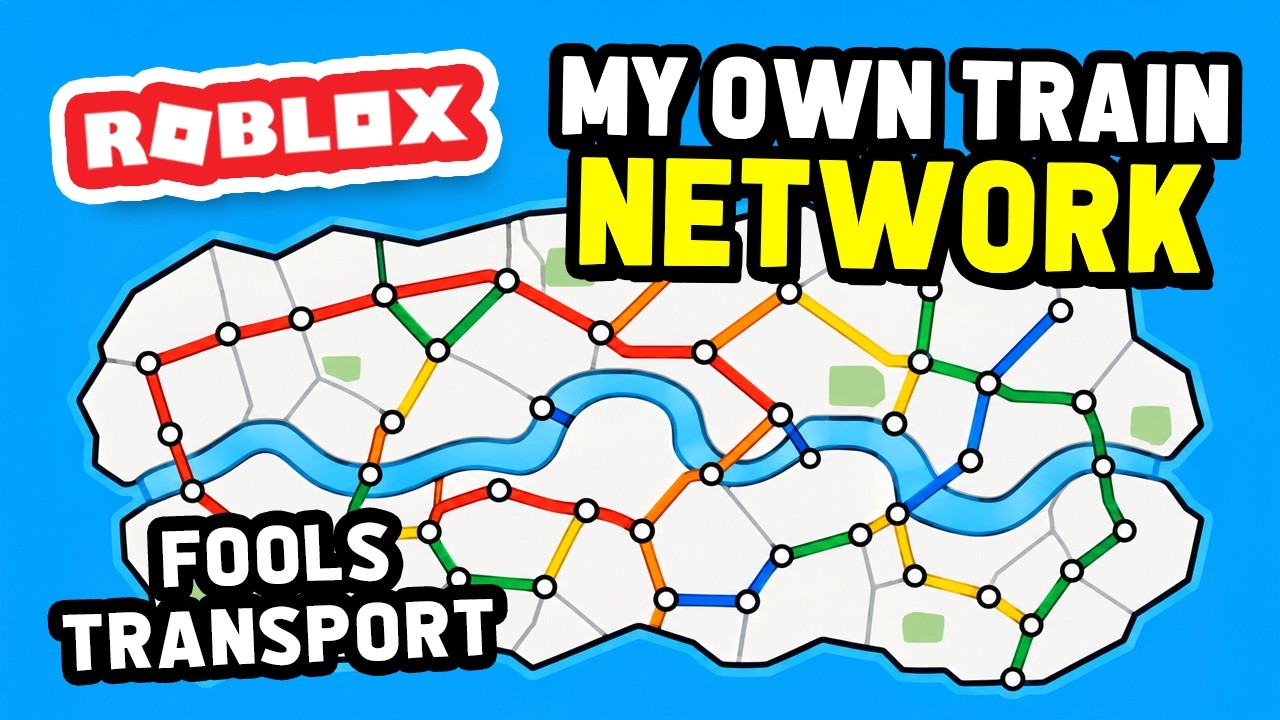 Building My Own TRAIN NETWORK in Roblox