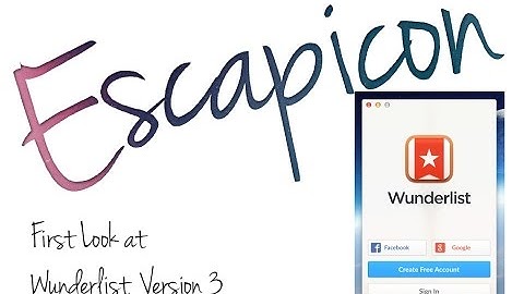 Wunderlist 3 Overview