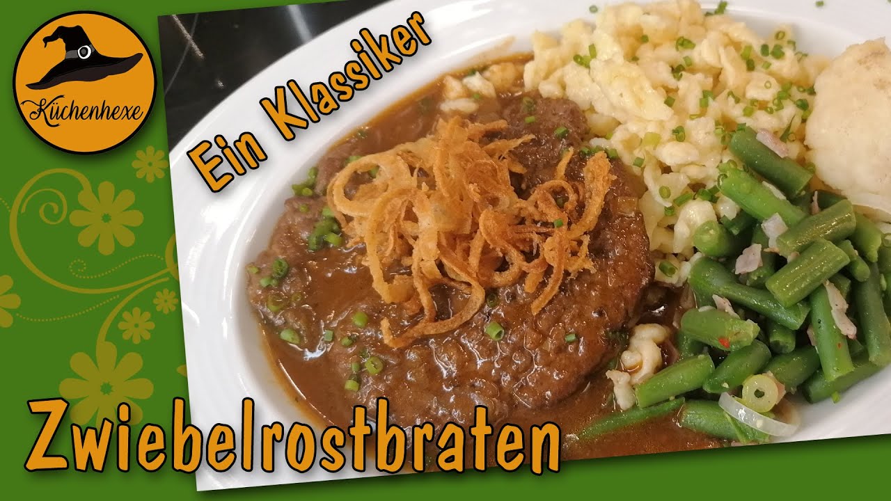 Gedünsteter Zwiebelrostbraten ein Klassiker aus Oma&amp;#39;s Küche - YouTube