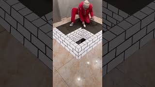 Construction Techniques | Installing floor (Tiles design)