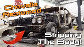 How Much More Rust Will We Find After Stripping The Body? Chevelle Restomod Ep.3