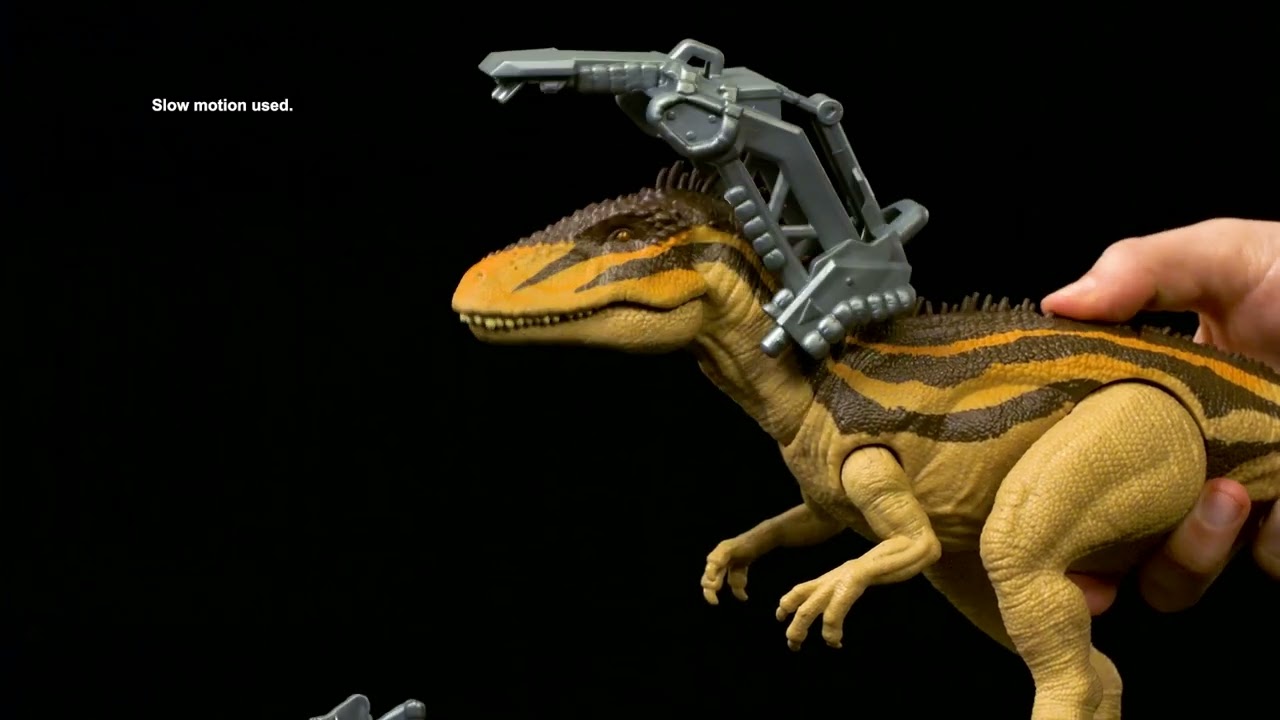 Jurassic World Mega Destroyers Carcharodontosaurus - dinosaur med  bevegelige ledd - YouTube