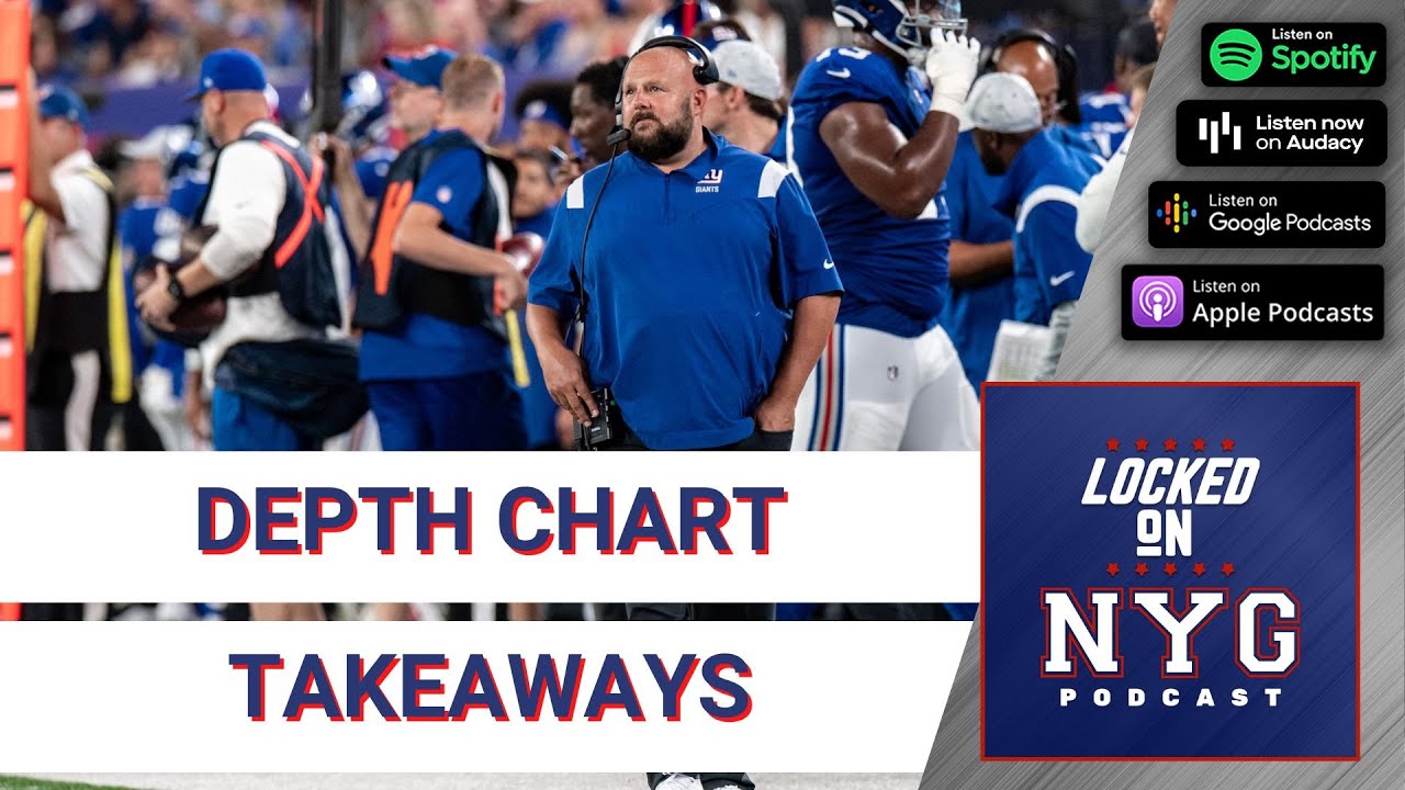 New York Giants Depth Chart Takeaways YouTube