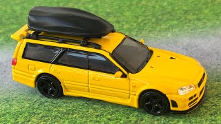 The Nissan Stagea joins Hot Wheels Elite 64 Mod Shop! Unboxing/Review