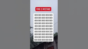 Find 3 mistake #reels #brainteasers #search #find #puzzle