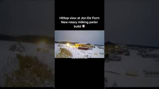 Jon-De Farms, Timelapse of the Rotary Milking Parlor Building Project with Fox Cities Builders