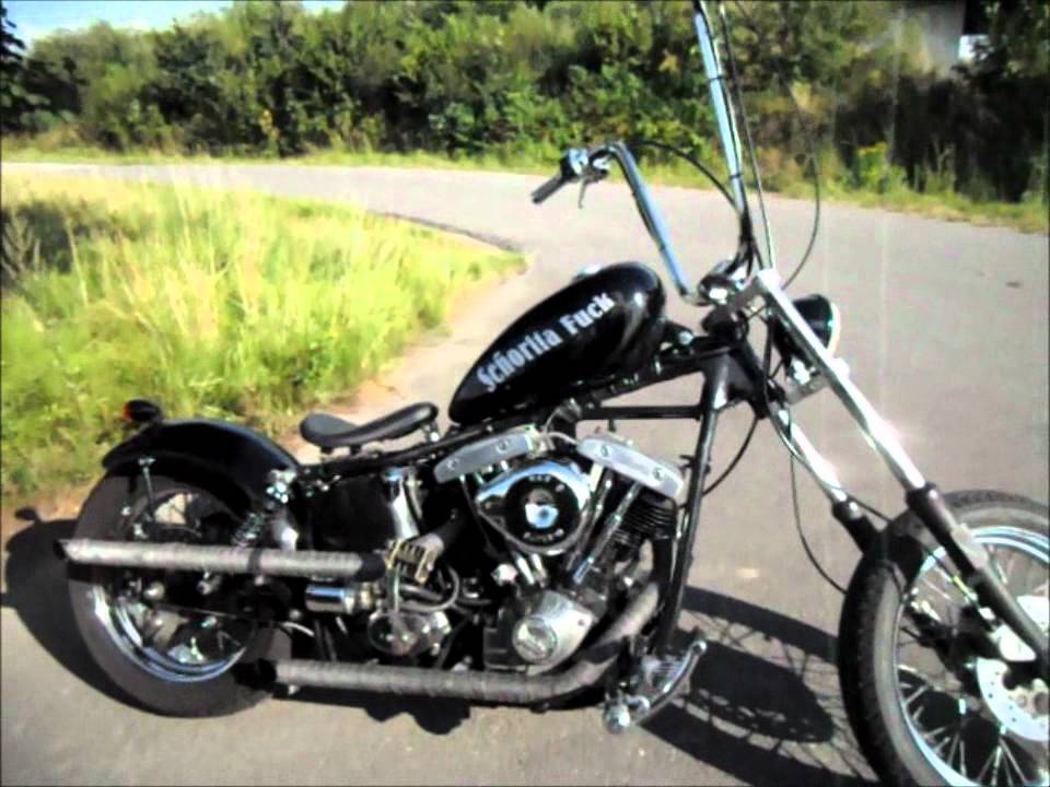Harley Davidson FX 1200 Shovelhead Kick Start YouTube