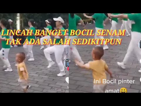 Viral Video Bocah Jago Senam, Warganet: Sering Diajak Nemenin Mamanya