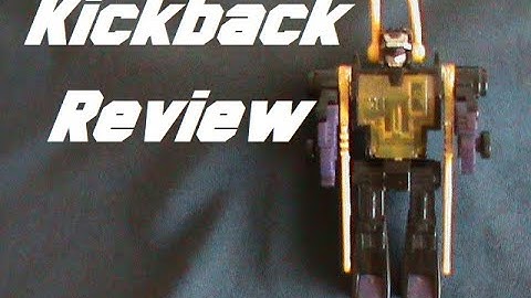Saturday Shorties : Kickback (G1 Transformers Insecticon) Review