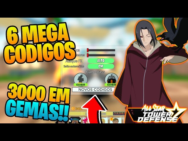 NOVO CÓDIGO DE GEMAS COM MEGA RARO GOKU SSJ3 no ALL STAR TOWER DEFENSE !! 