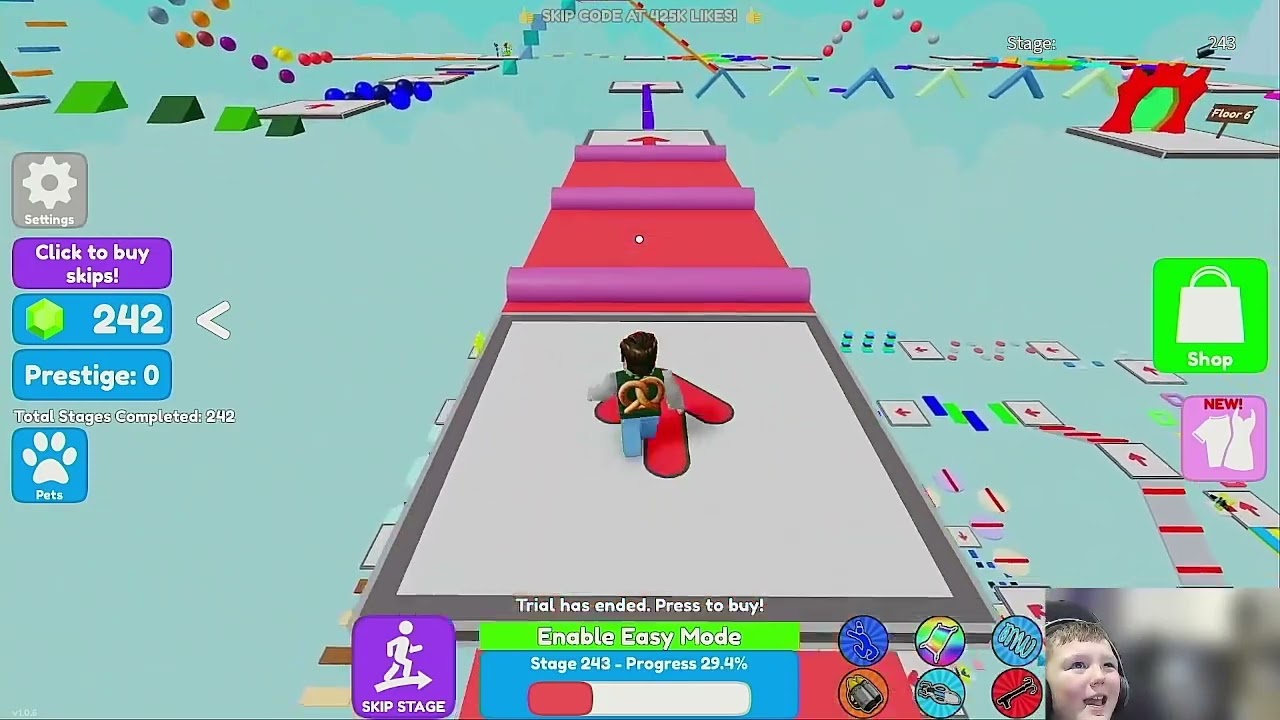 Roblox Mega Easy Obby Adventure Cruise Through A Colourful Challenge 