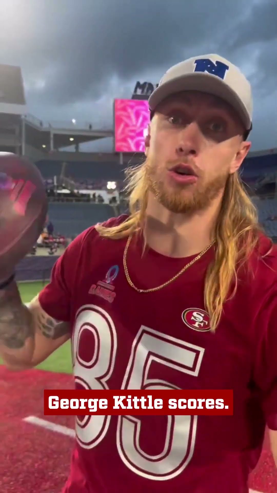 Kittle signs off from the Pro Bowl Games ? #NFL #49ers #GeorgeKittle #ProBowlGames