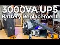 New Batteries for a 3000VA APC UPS - Battery Replacement and Testing