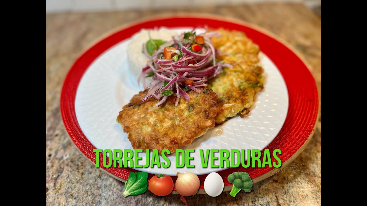 TORREJITAS DE VERDURAS 🥬🥦🍅🧅🥚