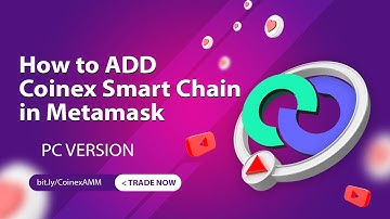 HOW TO ADD COINEX SMART CHAIN IN METAMASK | PC VERSION | TAGALOG TUTORIAL