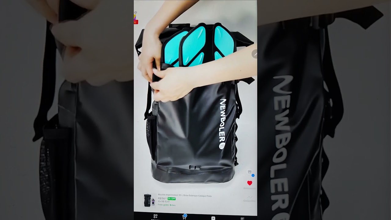 A Melhor mochila impermeável bolsa estanque