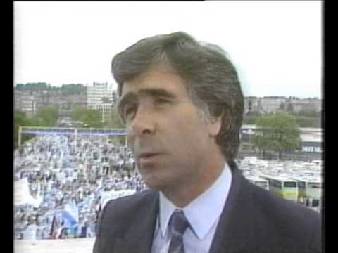 Bobby Gould on Grandstand Cup Final day 1987
