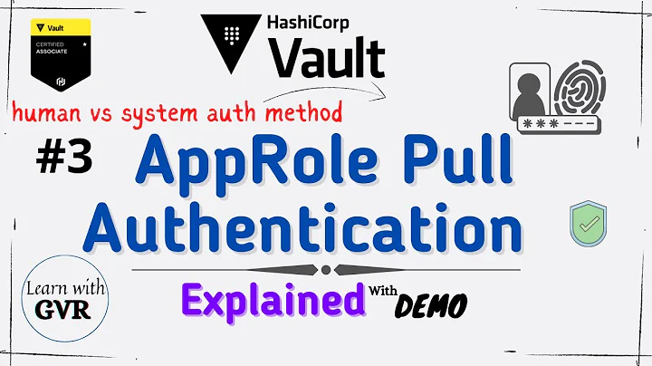 Hashicorp Vault - Human vs. system auth methods - AppRole Pull Authentication - #3