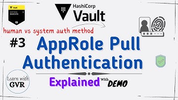 Hashicorp Vault - Human vs. system auth methods - AppRole Pull Authentication - #3